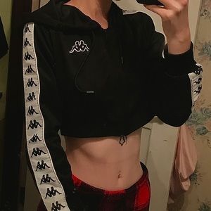 KAPPA crop hoodie size SM